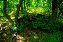 Верхнесазонов, исчезнувший хутор, долина камней, развалины исчезнувшего хутора Верхнесазонов