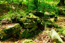 Верхнесазонов, исчезнувший хутор, долина камней, развалины исчезнувшего хутора Верхнесазонов