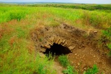 Верхнесазонов, исчезнувший хутор, долина камней, развалины исчезнувшего хутора Верхнесазонов