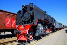 Паровоз Серго ОрджоникидзеКоллекция паровозов в музее СКЖД. История страны как история паровозов