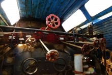 Будка паровоза. Коллекция паровозов в музее СКЖД. История страны как история паровозов