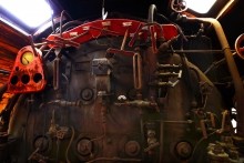 Будка паровоза. Коллекция паровозов в музее СКЖД. История страны как история паровозов