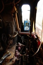 Будка паровоза. Коллекция паровозов в музее СКЖД. История страны как история паровозов