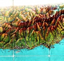 Карта черноморского побережья Кавказа, Следы СССР, курорты СССР