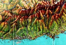 Карта черноморского побережья Кавказа, Следы СССР, курорты СССР