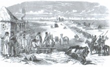 Оборона Таганрога, Крымская война, «Дорога жизни» 1855 г: Перекопский перешеек.