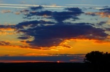 Закат в долине реки Быстрой