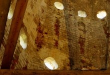 Воскресенский Войсковой собор и колокольня. Винтовая лестница на колокольню. Отверстия в шатровой колокольне.