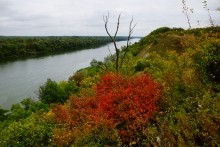 Мигулинский пещерный храм в меловых горах на берегу Дона