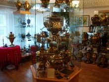 Город Городец на Волге. Музей самоваров.