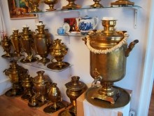 Город Городец на Волге. Музей самоваров. Трактирный самовар