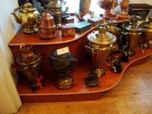 Город Городец на Волге. Музей самоваров.