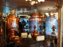 Город Городец на Волге. Музей самоваров.