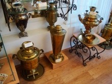 Город Городец на Волге. Музей самоваров.