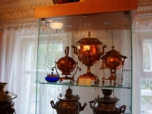 Город Городец на Волге. Музей самоваров.