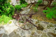 Станица Еланская, музей геноцида казачества.  Старинная сельхозтехника.