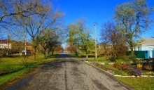 Памятник графу Воронцову в селе Воронцовка на берегу Азовского моря. Немецкие переселенцы. Улицы Воронцовки.