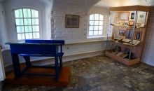 Экспозиция посвященная образованию в Атаманском дворце в Старочеркасской.