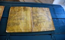 Экспозиция посвященная образованию в Атаманском дворце в Старочеркасской. Дневник 1917 г.