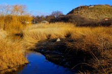 Противотанковые надолбы на рубежах обороны вокруг Ростова-на-Дону