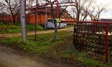 Противотанковые надолбы на рубежах обороны вокруг Ростова-на-Дону