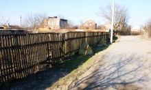 Противотанковые надолбы на рубежах обороны вокруг Ростова-на-Дону. Каратаево