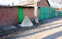 Противотанковые надолбы на рубежах обороны вокруг Ростова-на-Дону Каратаево