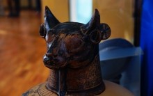 Греческий кувшин в форме головы быка, периода ранней греческой колонизации причерноморья