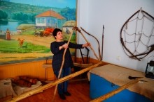 Донецкий музей, станица Гундоровская. Донецкий музей, станица Гундоровская.  Казачьи сельхозорудия