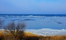 Чумбур-Коса, льды.