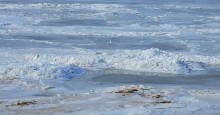 Чумбур-Коса, льды.