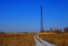 Опора ЛЭП, турецкие каланчи под Азовом