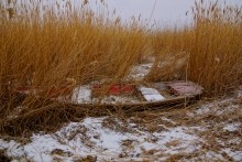 Турецкая каланча Султанийе. Дон у Елизаветинской и хутора Коса. В камышах