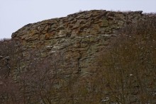 Дальние скалы, Садковские скалы, Зайцевские скалы. Зимой на берегу Кундрючьей