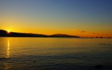 Февральский шторм в Новороссийске. Десант у Станички и Южной Озерейке.  Рассвет в Цемесской бухте.