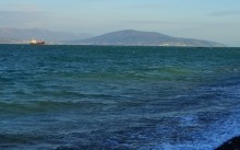 Февральский шторм в Новороссийске. Десант у Станички и Южной Озерейке. Вид Цемесской бухты.