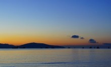 Февральский шторм в Новороссийске. Десант у Станички и Южной Озерейке. Рассвет в Цемесской бухте.