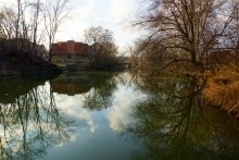 Красносулинский металлургический завод братьев Пастуховых. Дубовая роща на берегу Гнилуши.