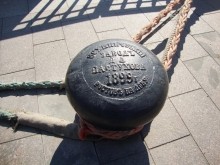 Красносулинский металлургический завод братьев Пастуховых. Кнехты на набережной.