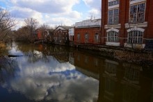 Красносулинский металлургический завод братьев Пастуховых. Цех на берегу Гнилуши