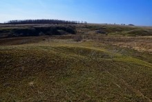 Окопы на берегу Аюты у хутора Пушкин которые рыли школьницы из Нижнекундрюченской