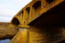 Исчезнувшая церковь в хуторе Евсеевском. Первые технологии железобетона. Мост через Кумшак.