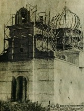 Хутор Сусат на берегу одноименной реки. Восстановление Вознесенского храма.