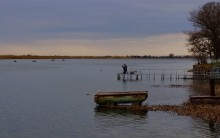 Гирло Каланча, весенняя рыбалка.