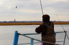 Гирло Каланча, весенняя рыбалка.