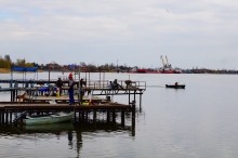 Гирло Каланча, весенняя рыбалка.