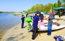 Соревнования по водно-моторному спорту на Северном водохранилище в Ростове-на-Дону