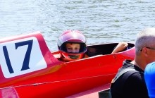 Соревнования по водно-моторному спорту на Северном водохранилище в Ростове-на-Дону