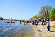 Соревнования по водно-моторному спорту на Северном водохранилище в Ростове-на-Дону