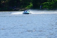 Соревнования по водно-моторному спорту на Северном водохранилище в Ростове-на-Дону
